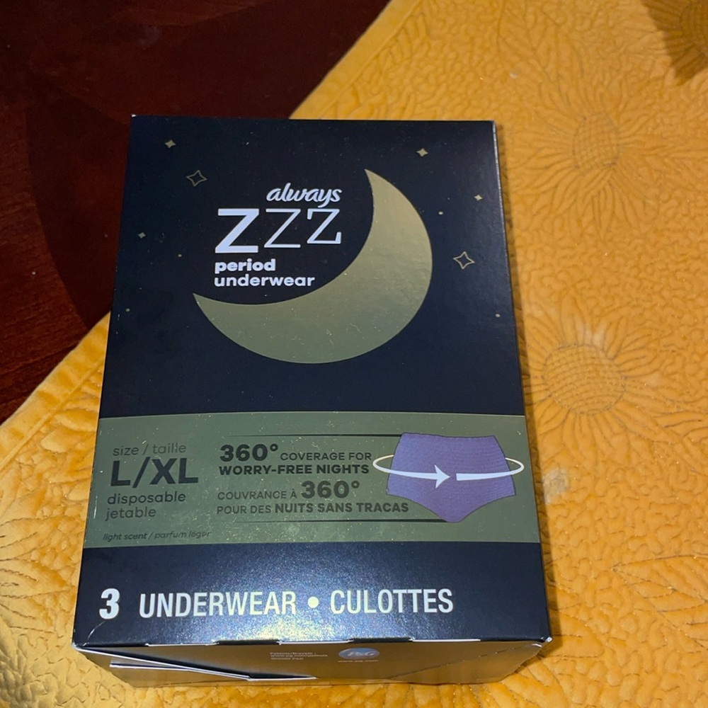 Always zzz period underwear